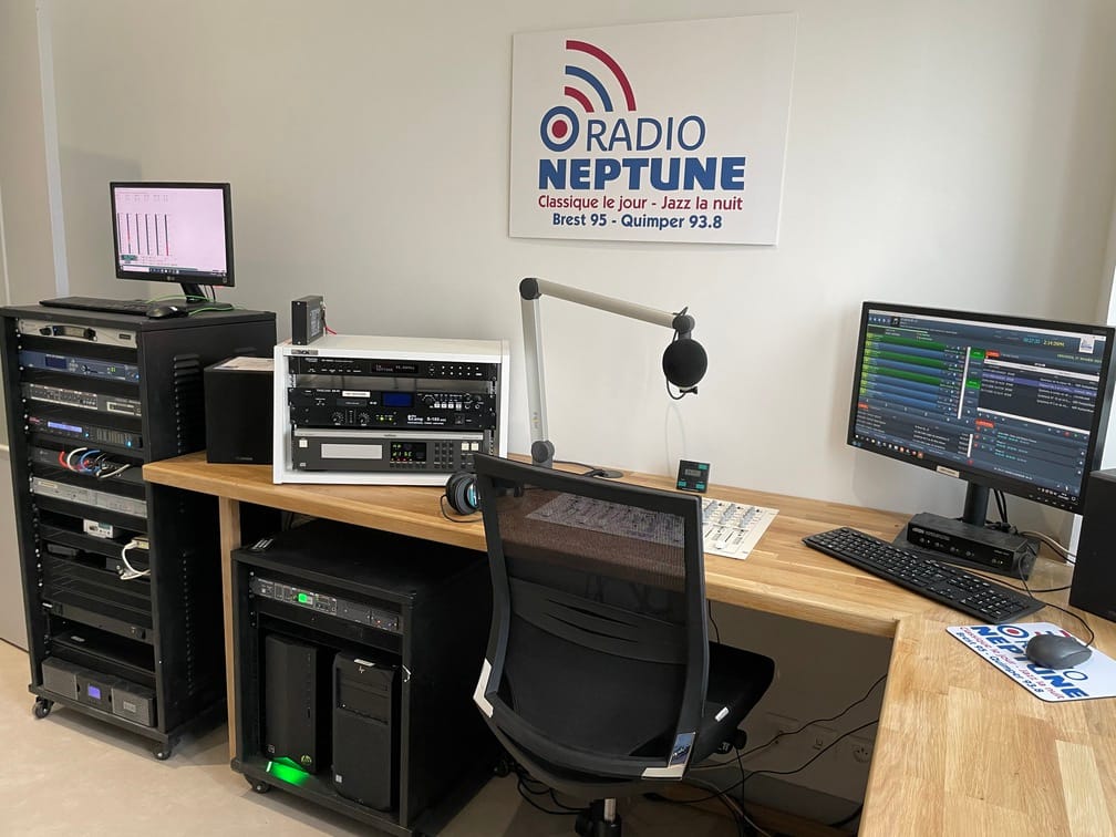 Studio de diffusion de Radio Neptune